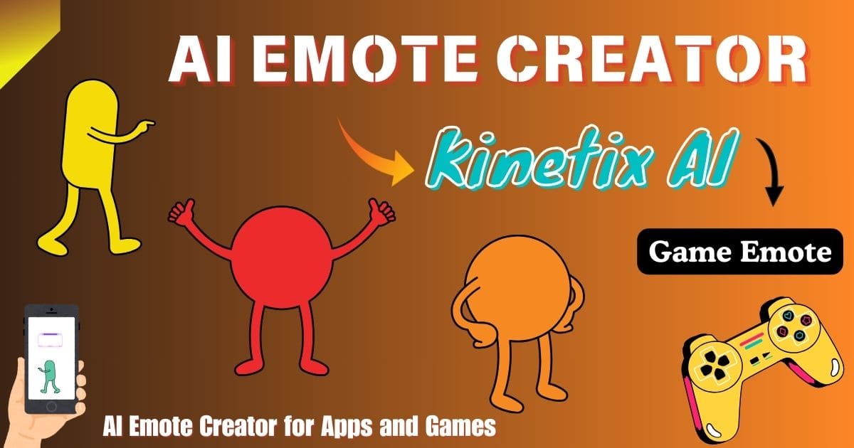 AI Emote Creator - Kinetix AI for Apps and Games