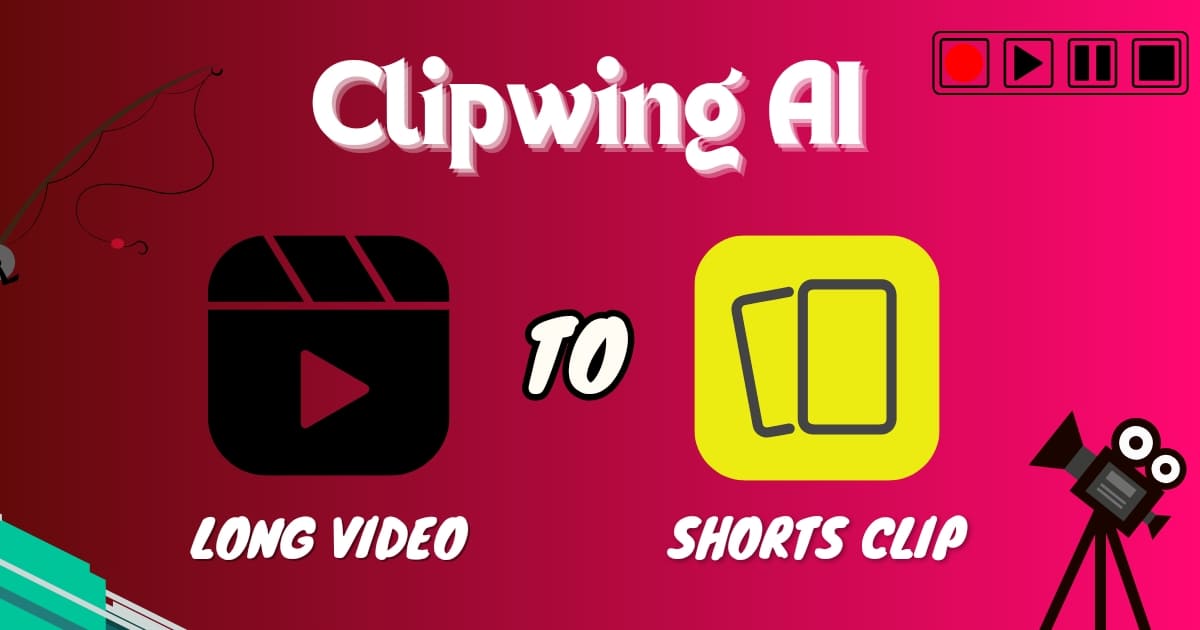 Clipwing AI - Make short videos from a long video for Production